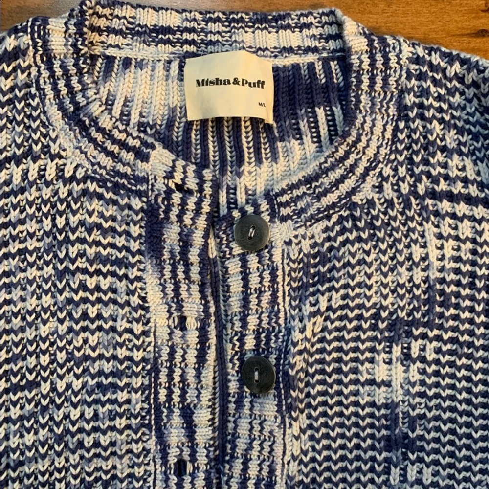 Misha & Puff Blue Space Dye Fisherman - Picture 2 of 3